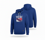 Mitchell Ness Pánská Mikina New York Rangers Thermal Lightweight Hoodie Vintage Logo Velikost: