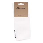 Ponožky FORCE LONGER SLIM, bílé (barva bílá, velikost L/XL)