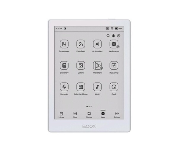 E-book ONYX BOOX GO 6, bílá, 6" Carta 1300, 32GB, Bluetooth, Android 11, E-ink displej EDF_320897