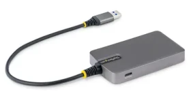 StarTech USB-A Hub 4 porty šedá / 4x USB-A / 5 Gbs / 0,3 m (5G4AC-USB-A-HUB)