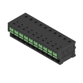 Weidmüller 2913680000 PCB terminál 4 mm² Pólů 10 černá 10 ks Tube