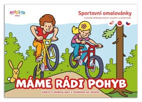 Máme rádi pohyb Sportovní omalovánky