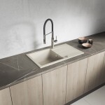 Kuchinox - SHIRE granitový dřez 1-kom s odkapávačem SBS_411Y
