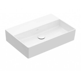 VILLEROY & BOCH - Memento 2.0 Umyvadlo 50x42 cm, bez přepadu, bez otvoru pro baterii, alpská bílá 4A225301