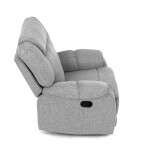 Relaxační křeslo, šedá látka, TV-4088 SIL2