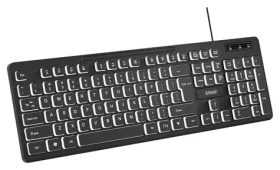 Savio KB-04 černá / Klávesnice / drátová / USB / membránová / UK Layout (KB-04)