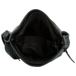 Módní dámská koženková crossbody kabelka Evelyne, černá