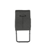 Jídelní židle, šedá, látka, DCL-P3107 GREY2