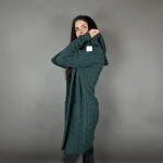 HOSH Jednobarevný kardigan BELLA Barva: Tmavě šedá