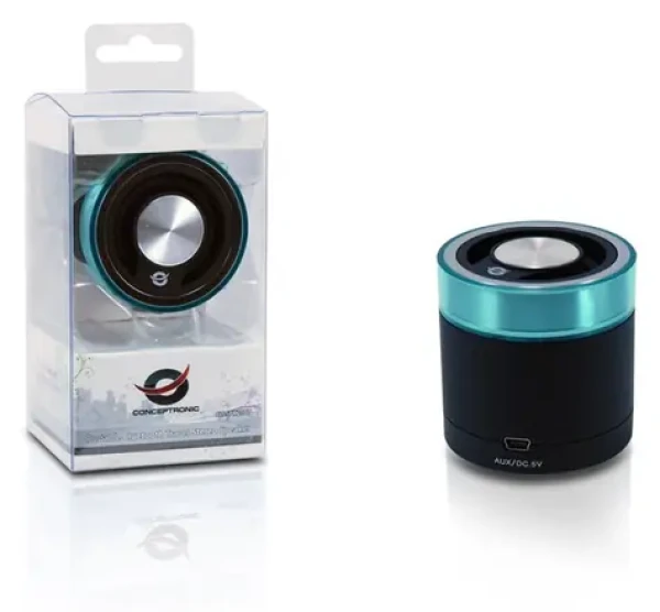Conceptronic Travel Stereo Speaker černá / Přenosný reproduktor / 3W / 500 mAh / Bluetooth 3.0 (CLLSPK20BT)