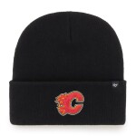 47 Brand Pánská Zimní Čepice Calgary Flames Haymaker ’47 CUFF KNIT Black