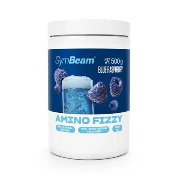Amino Fizzy - GymBeam (modrá malina, 500 g) (115714-1-500g-blueraspberry)
