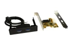 Exsys EX-11099-2 / Řadič USB / PCIe / 2x USB 3.0 interní / bulk balení (EX-11099-2)