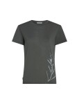 Dámské merino triko s krátkým rukávem ICEBREAKER Wmns Core SS Tee Panax, Obsidian velikost: M