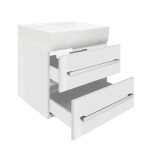 Koupelnová skříňka s umyvadlem SAT Cube Way 60x53x46 cm bílá lesk CUBE46602BISATCWL CUBE46602BISATCWL