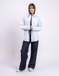 Carhartt WIP W' L/S Royce Shirt Royce Stripe, Icaria/White S