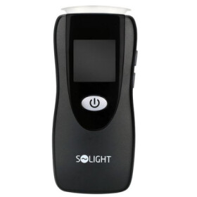 Solight profesionální bezkontaktní alkohol tester, Fuel Cell, 0,0 - 5,0‰ BAC,citlivost 0,08‰