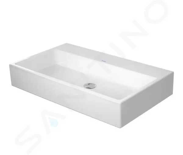 DURAVIT - Vero Air Umyvadlo 800x470 mm, bez přepadu, bez otvoru pro baterii, WonderGliss, bílá 23508000701