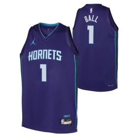 Dětský dres Charlotte Hornets NBA LaMelo Ball #1 Jordan Swingman Fialová (YOUTH)