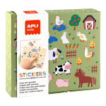 APLI edukační hra se samolepkami - Zvířátka a jejich prostředí, 3+