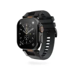 Epico FKM Rubber Pro řemínek s nerezovým zapínáním pro Apple Watch SE (44mm)/Series 1-9 (42/44/45mm) černá (63318101300006)
