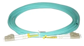 XtendLan / Optický patchkabel LC-LC duplexní / 50/125 OM3 / LS0H / 0,5 m (FOP-LCLC-D-0,5-50-OM3)