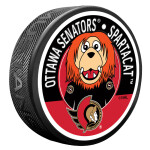Mustang Puk Ottawa Senators NHL Sparty Mascot Textured Puck