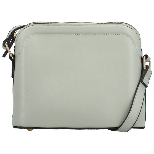 Trendy dámská koženková crossbody kabelka Dagoma, šedá