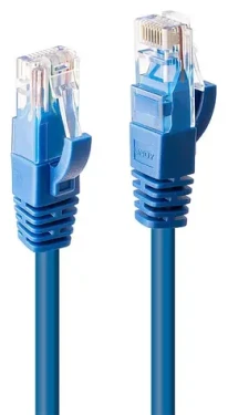 Lindy Cat6 U/UTP modrá / Patch kabel / RJ-45 / 1 m (48017)