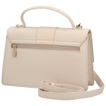 Módní dámská koženková kabelka do ruky Maella, světle růžová
