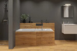 Asymetrická vana Laguna Beáta Plus 160x80 cm akrylát levá BE1600LPLUS BE1600LPLUS