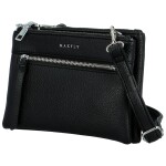 Trendy dámská koženková crossbody kabelka MaxFly Silverio, černá