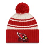 New Era Pánská zimní čepice Arizona Cardinals NFL Official 2022 Sideline Sport Knit