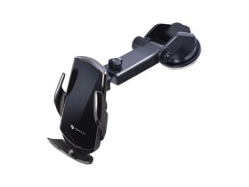Držák do auta s nabíjením FORCELL F-Grip HS1 s přísavkou
