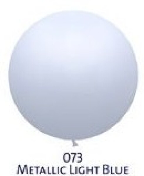 Obří balónek světlemodrý metalický belbal Obří balónek světlemodrý metalický belbal