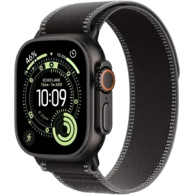 Apple Watch Ultra 3 (2025) GPS+Cellular 49mm Černé titanové tělo - Černý trailový tah (M/L) / 145-220 mm (MF1H4QC/A)