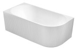 AQUALINE - TIBERA STRIP L rohová stojící vana, 150x75cm, bílá E1047G