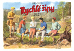 Kalendář 2027 Rychlé šípy - nástěnný - Jiří Grus