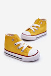 Dětské vysoké tenisky Filemon žluté - Sweet Shoes 32