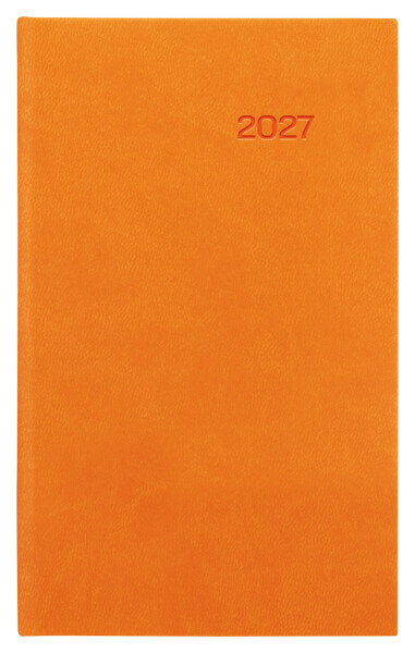Týdenní diář 2027 Graspo kapesní Viva oranžový