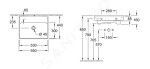 VILLEROY & BOCH - Collaro Umyvadlo 550x440 mm, bez přepadu, bez otvoru pro baterii, alpská bílá 4A335801