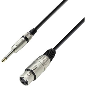 Adam Hall K3MFP0100 XLR propojovací kabel [1x XLR zásuvka - 1x jack zástrčka 6,3 mm] 1.00 m černá