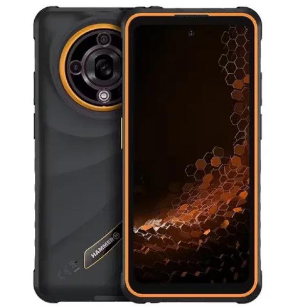 MyPhone Hammer Iron 6 5G oranžová / Smartphone / 5G / 6GB RAM / 128GB / Stereo reproduktory (TEL001106)