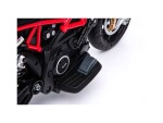 Mamido Dětská elektrická motorka Aprilia černo-červená