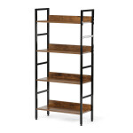 Regál, mdf, hnědá, GD-314 OLW