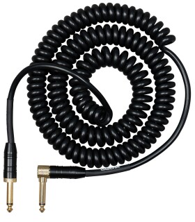 Cascha Advanced Line Guitar Cable Curly Black 6m