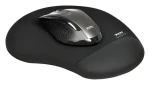 Port černá / Podložka pod myš / Ergonomická / Gelová opěrka zápěstí / Protiskluzová základna (900717)