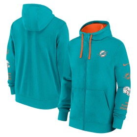 Nike Pánská mikina Miami Dolphins NFL Full-Zip Club Fleece Hoodie Velikost: S