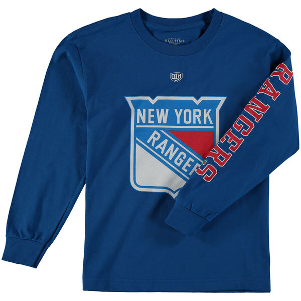 Dětské tričko New York Rangers Old Time Hockey Two Hit Long Sleeve Velikost: Dětské L (13 - 14 let)