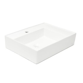 Umyvadlo SAT Cube Way 60x46 cm otvor pro baterii uprostřed SATCW6046P SATCW6046P